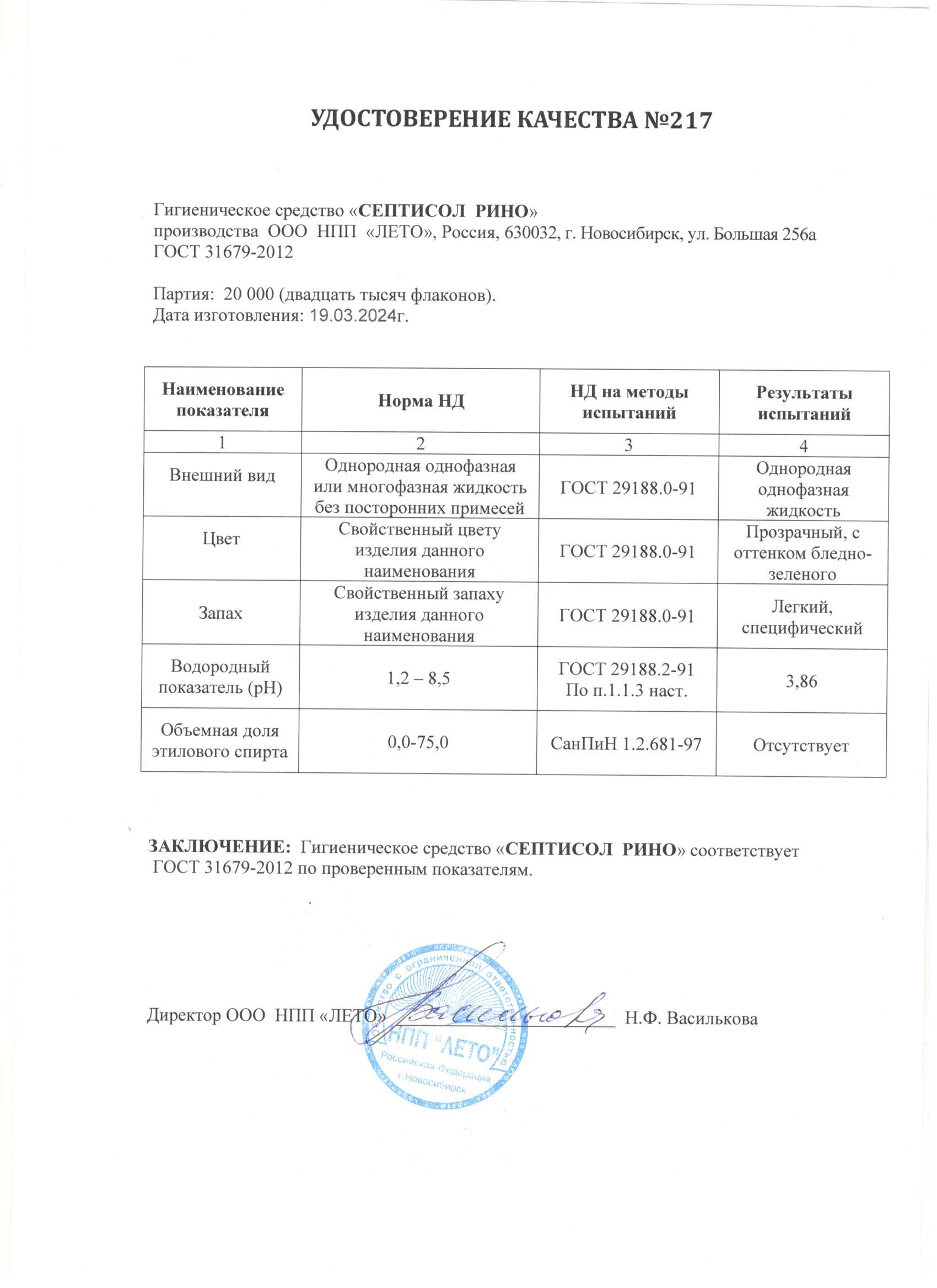 Паспорт №032024